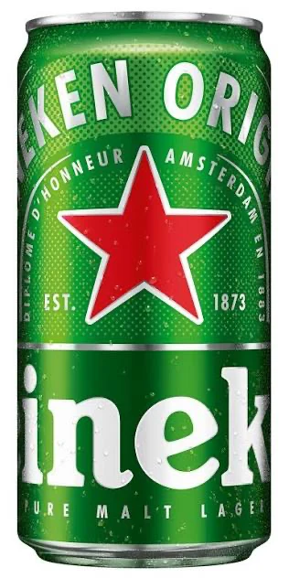Lata de cerveja Heineken Original